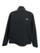 The North Face Size M Black Polyester Blend Zip Front High Neck Jacket Black / M