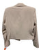 Generation Love Size L Beige Pink Polyester Blend Shoulder Pads Blazer Jacket Beige Pink / L