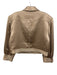 Cinq a Sept Size L Champagne Gold Triacetate & Polyester Long Sleeve Jacket Champagne Gold / L