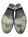 Chanel Shoe Size 39 Green Leather Bow detail Logo Shimmer Nubuck Flats Green / 39