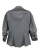 Cinq a Sept Size 12 Light Med Wash Cotton Blend Denim Scrunch Sleeve Jacket Light Med Wash / 12