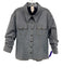 Cinq a Sept Size 12 Light Med Wash Cotton Blend Denim Scrunch Sleeve Jacket Light Med Wash / 12