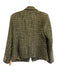 Generation Love Size Large Olive Green Cotton Blend Gold Thread Buttons Jacket Olive Green / Large