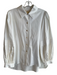 Emily McCarthy Size M White Cotton Long Sleeve solid color Sleeve Detail Top White / M