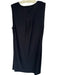 Anne Klein Size 8 Black Polyester Contrast Trim Pockets 1/4 Zip Dress Black / 8
