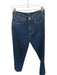 Etica Size 27 Dark Wash Organic Cotton Straight Leg Zip Fly High Rise Jeans Dark Wash / 27