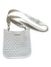 MZ Wallace Ivory Nylon & Leather Basket Weave Canvas Crossbody Strap Purse Ivory / S