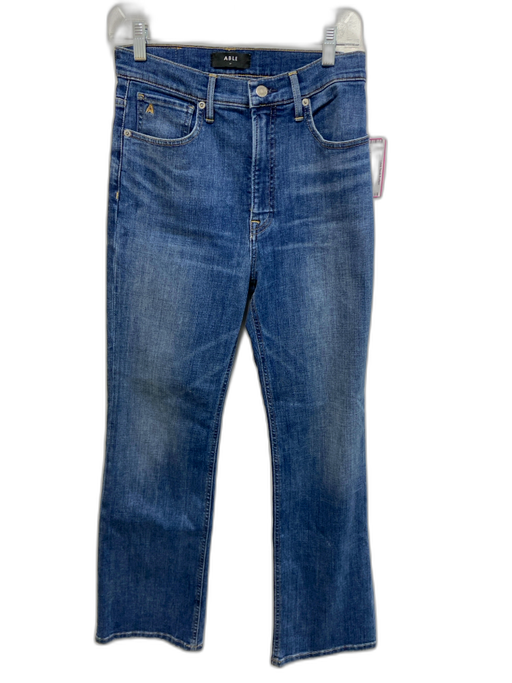 ABLE Size 27 Medium Wash Cotton Blend Denim Straight Leg Jeans Medium Wash / 27