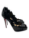 Christian Louboutin Shoe Size 36 Black Leather Patent Leather Mesh Pumps Black / 36