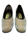 Salvatore Ferragamo Shoe Size 6 Champagne & Gray Green Textile Shimmer Pumps Champagne & Gray / 6