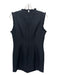 Staud Size 8 Black Polyester Boucle Sleeveless Fray Detail Back Zip Dress Black / 8