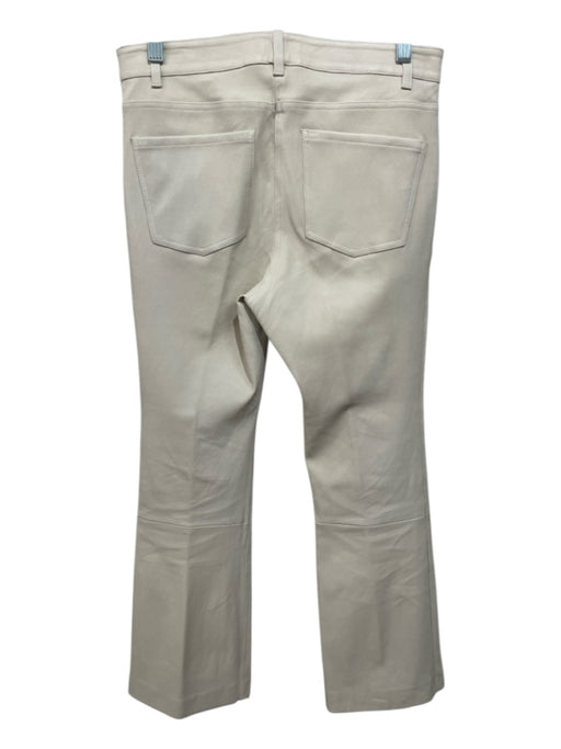 Theory Size 6 Ivory White Missing tag High Rise Solid Zip & Hook Pants Ivory White / 6