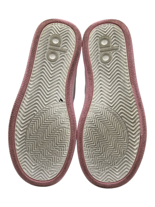 Alo Yoga Shoe Size 7.5 Pink & White Synthetic Perforated Colorblock Sneakers Pink & White / 7.5