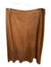 Bagatelle Size S Camel Vegan Suede High Waist Back Zip Midi Skirt Camel / S