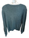 Charli Size XS Navy & Green Viscose Blend Pom Pom Long Sleeve Knit Sweater Navy & Green / XS