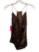 Cami NYC Size XXS Brown Silk Lace Detail Spaghetti Strap V Neck Slip Top Brown / XXS