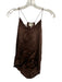 Cami NYC Size XXS Brown Silk Lace Detail Spaghetti Strap V Neck Slip Top Brown / XXS