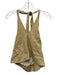 Editions Sezane Size 34 Beige Viscose Tie Neck Halter Open Back Crop Top Beige / 34