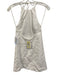 Wilfred Size 00 White Linen Spaghetti Strap Halter tie neck Mini Dress White / 00