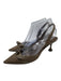 Alexandre Birman Shoe Size 37.5 Taupe Brown Leather Suede Pointed Toe Pumps Taupe Brown / 37.5