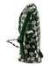 Loeffler Randall Green & White Leather Zip Close Woven Crossbody Strap Bag Green & White / Small