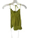 Cult Gaia Size L Green Polyester Halter Neck Acordian Pleated Open Back Top Green / L
