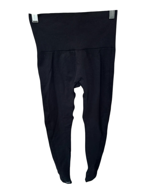Set Active Size XS Black Nylon Blend High Waist Athletic Leggings Black / XS