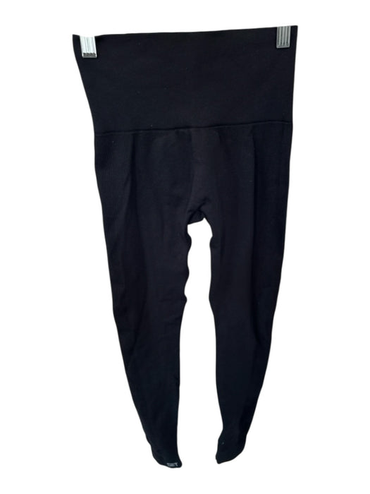 Set Active Size XS Black Nylon Blend High Waist Athletic Leggings Black / XS
