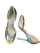 Veronica Beard Shoe Size 6.5 Gold Leather Stiletto Peep Toe Metallic Pumps Gold / 6.5