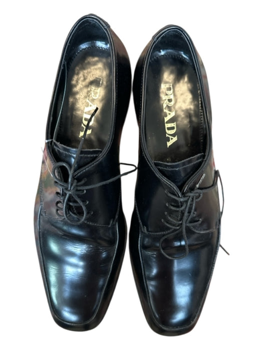 Prada Shoe Size 7 Black Leather Lace Up Men's Oxford 7