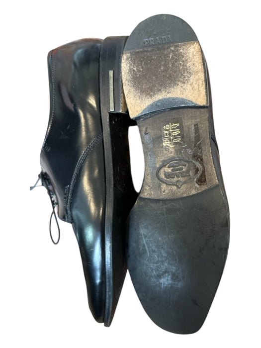 Prada Shoe Size 7 Black Leather Lace Up Men's Oxford 7