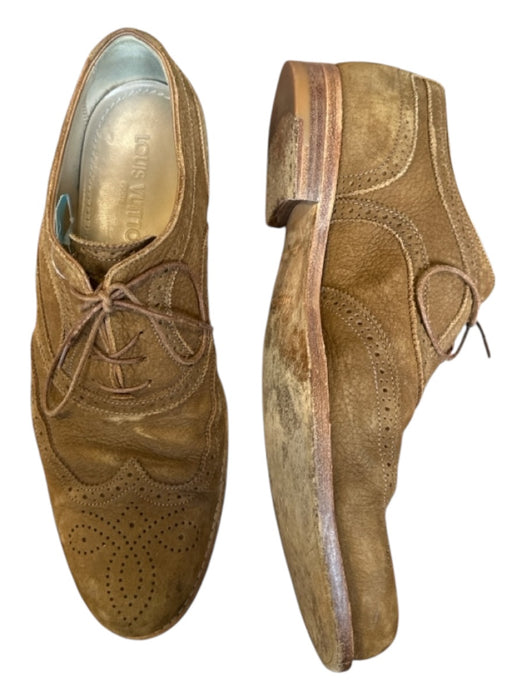 Louis Vuitton Shoe Size 7 Brown Leather Lace Up Men's Oxford 7