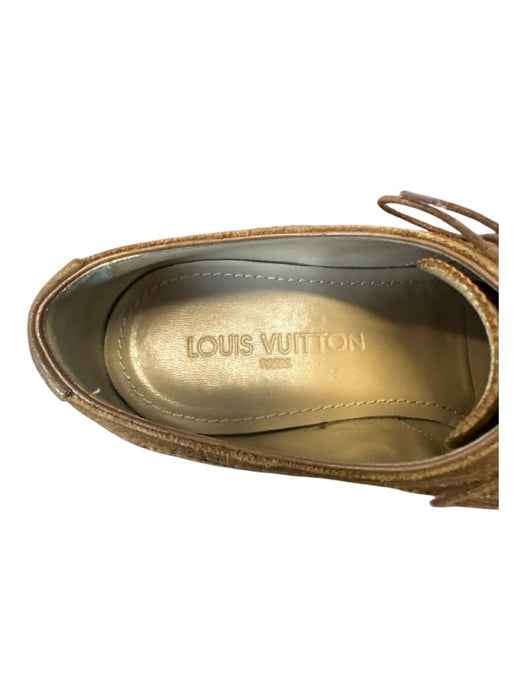 Louis Vuitton Shoe Size 7 Brown Leather Lace Up Men's Oxford 7