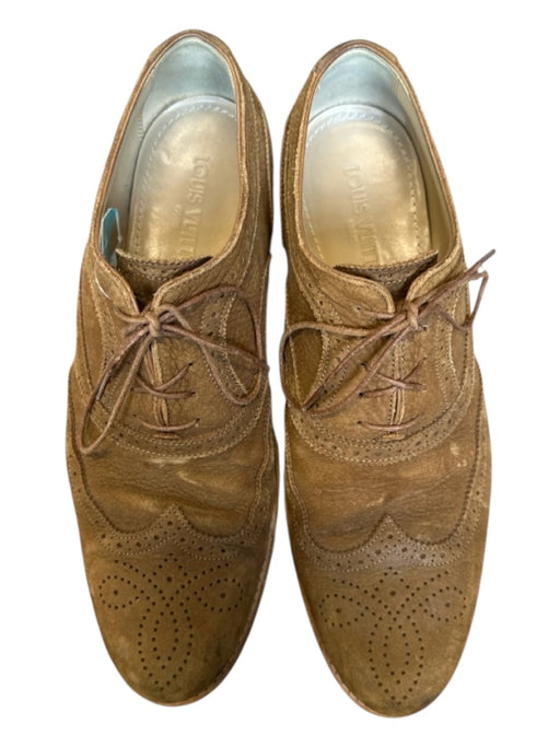 Louis Vuitton Shoe Size 7 Brown Leather Lace Up Men's Oxford 7