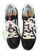 Prada Shoe Size 7 AS IS Navy & White Canvas & Leather Lace Up Athletic Sneakers Navy & White / 7