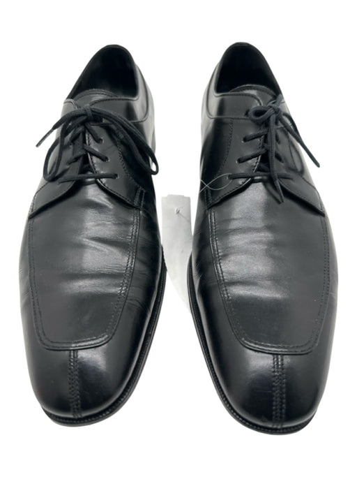 Ferragamo Shoe Size 8 Black Leather Solid loafer Men's Shoes 8