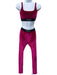 Tom Ford Size M/S Pink & Black Viscose Blend Velour Logo Band Legging Pant Set Pink & Black / M/S