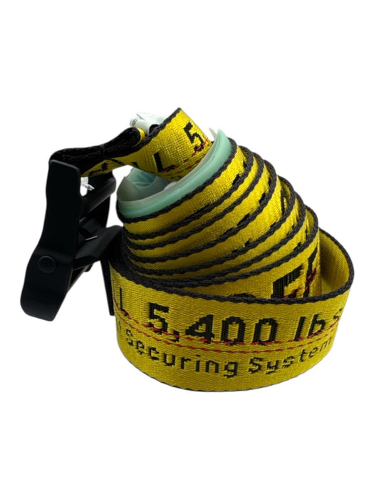 Off White Yellow & Black Belts Yellow & Black / One Size