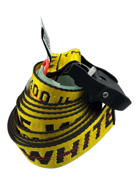 Off White Yellow & Black Belts Yellow & Black / One Size