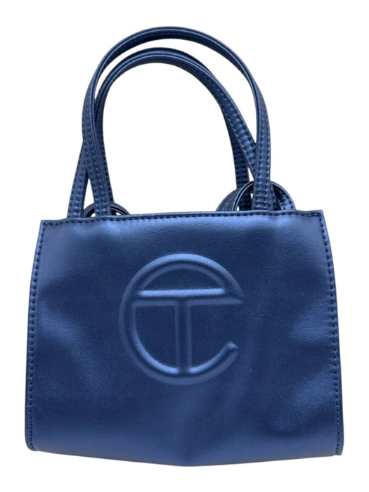 Telfar Cobalt Blue Vegan Leather Embossed Logo Bag Cobalt Blue / Small