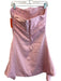 House of CB Size Medium Pink Polyester Back Zip Strapless Above knee Dress Pink / Medium