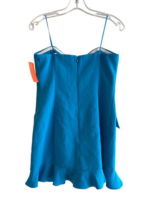 Amanda Uprichard Size 4 Royal Blue No Fabric Tag Strapless Back Zip Romper Royal Blue / 4