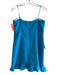 Amanda Uprichard Size 4 Royal Blue No Fabric Tag Strapless Back Zip Romper Royal Blue / 4