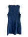 Needii Size S Medium Wash Cotton Blend Denim Scoop Neck Sleeveless Dress Medium Wash / S