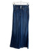 Frame Size 25 Dark Wash Cotton Blend High Rise Belt Loops Flare Leg Jeans Dark Wash / 25