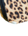 Burberry Black Brown Leather & Calf Fur Top Handle Leopard Print 3 Pocket Bag Black Brown / M