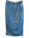 Staud Size 4 Blue Polyester 5 Pocket Pencil Front Zip Textured Skirt Blue / 4