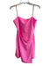 Amanda Uprichard Size Small Bubblegum Pink Polyester Gold Chain Detail Dress Bubblegum Pink / Small