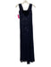 Adrianna Papell Size 4 Navy Blue Polyester Off Shoulder Fully Sequined Gown Navy Blue / 4