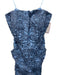 Mestiza New York Size 6 Blue Polyester Strapless Crochet Lace Overlay Jumpsuit Blue / 6